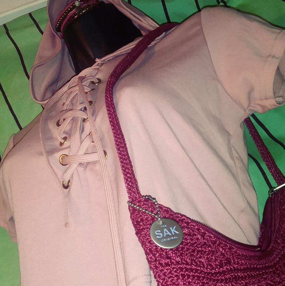 Lightweight Pink two piece sweatsuit